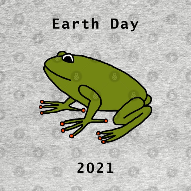 Frog for Earth Day 2021 by ellenhenryart